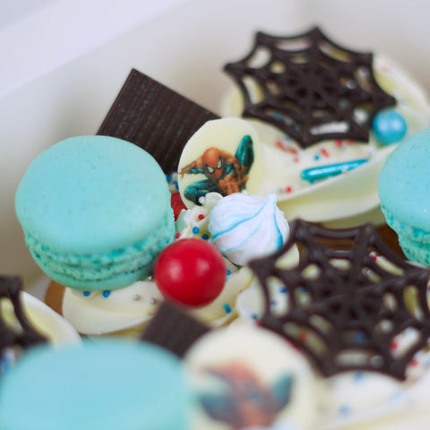 Spiderman Cupcakes (6 stuks) - Sweet Vibes