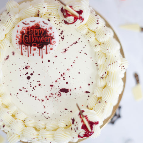 Bloody Halloween Retro Taart