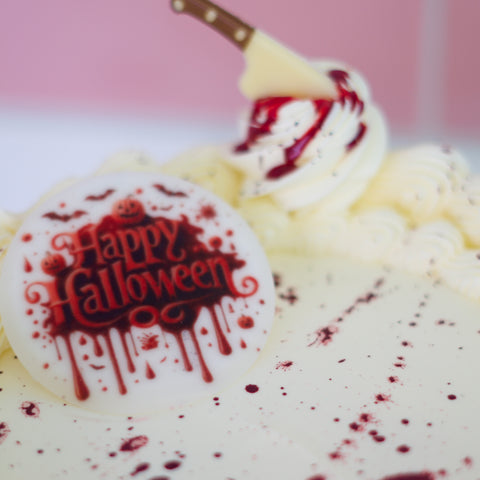 Bloody Halloween Retro Taart