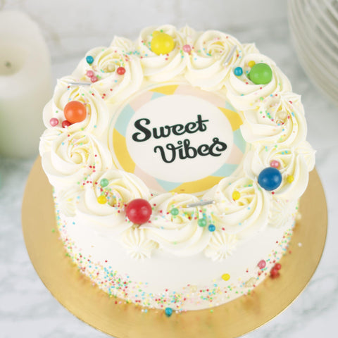 Logo / Foto Taart - Sweet Vibes