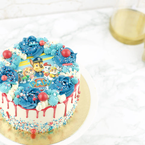 Driptaart met Paw Patrol Logo - Sweet Vibes