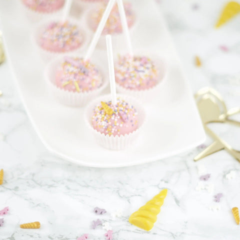 Eenhoorn Cakepops (10 stuks) - Sweet Vibes
