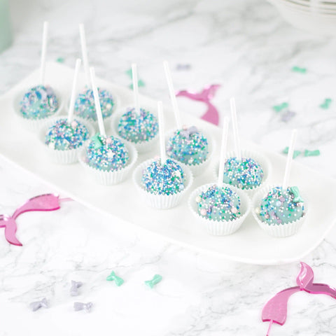 Mermaid Cakepops (10 stuks) - Sweet Vibes