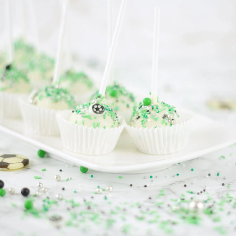 Voetbal Cakepops (10 stuks) - Sweet Vibes