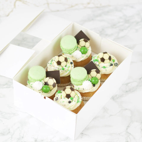 Voetbal Cupcakes (6 stuks) - Sweet Vibes