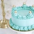Blauwe Retro Taart - Sweet Vibes