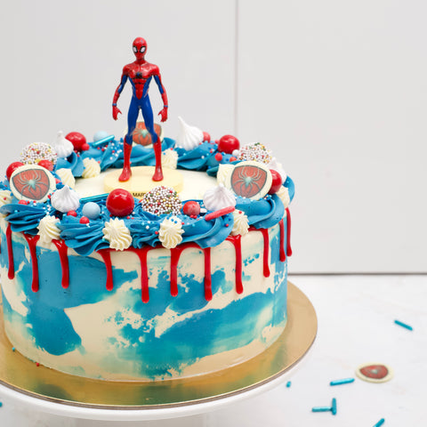 Spiderman Drip Taart