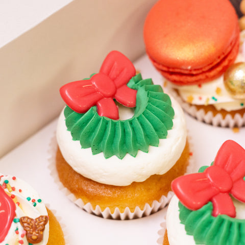 Christmas Deluxe Cupcake Box