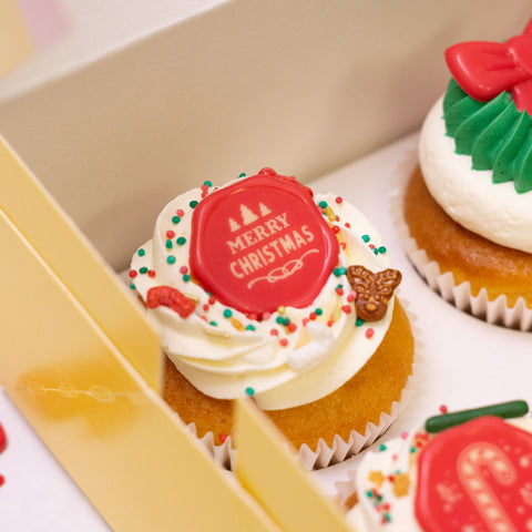 Christmas Deluxe Cupcake Box