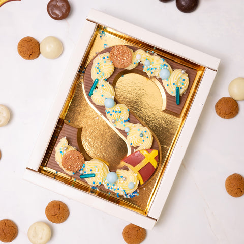 Chocoladeletter S – Luxe Chocoladeletter