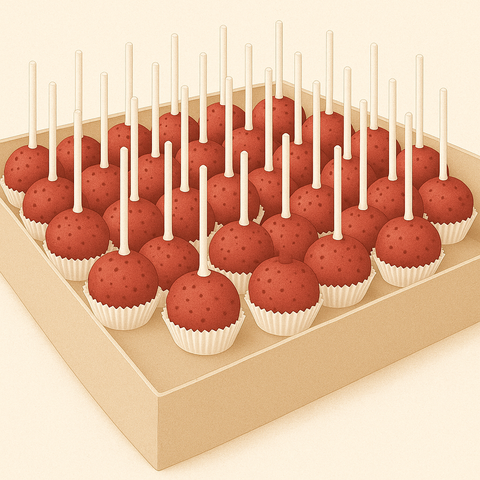 Shabu / Monster / Sora Cakepops – Red Velvet Cakepops (50 stuks)