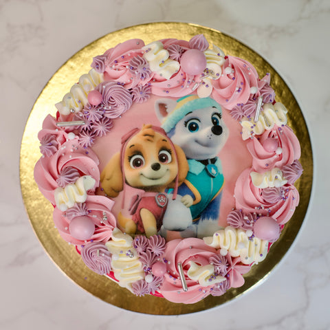 Roze Paw Patrol bovenkant