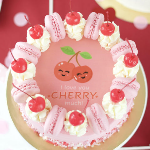 Love You Cherry Much Cake - Sweet Vibes