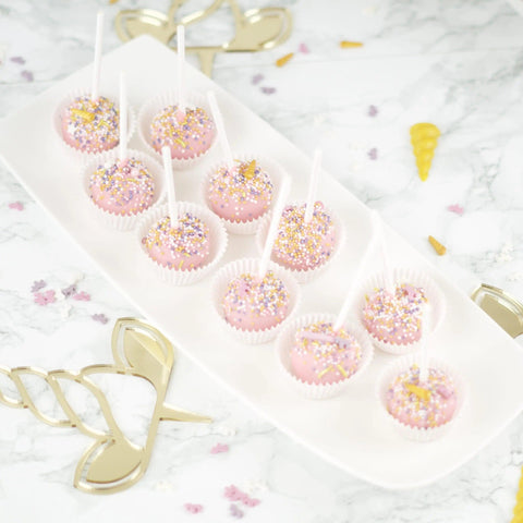 Eenhoorn Cakepops (10 stuks) - Sweet Vibes