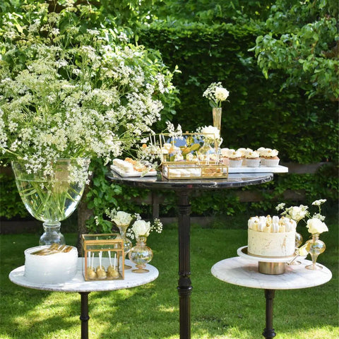 White & Gold Sweets (Vanaf 10 Personen) - Sweet Vibes